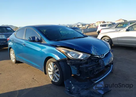 2015 Hyundai Elantra Se из США, поврежденный, VIN KMHDH4AE9FU277674
